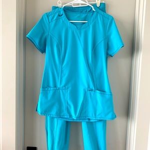 Cherokee Infinity Scrubs Teal Blue